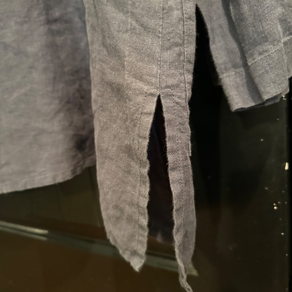 Linen Jacket Steele Blue - Picture 4 of 9